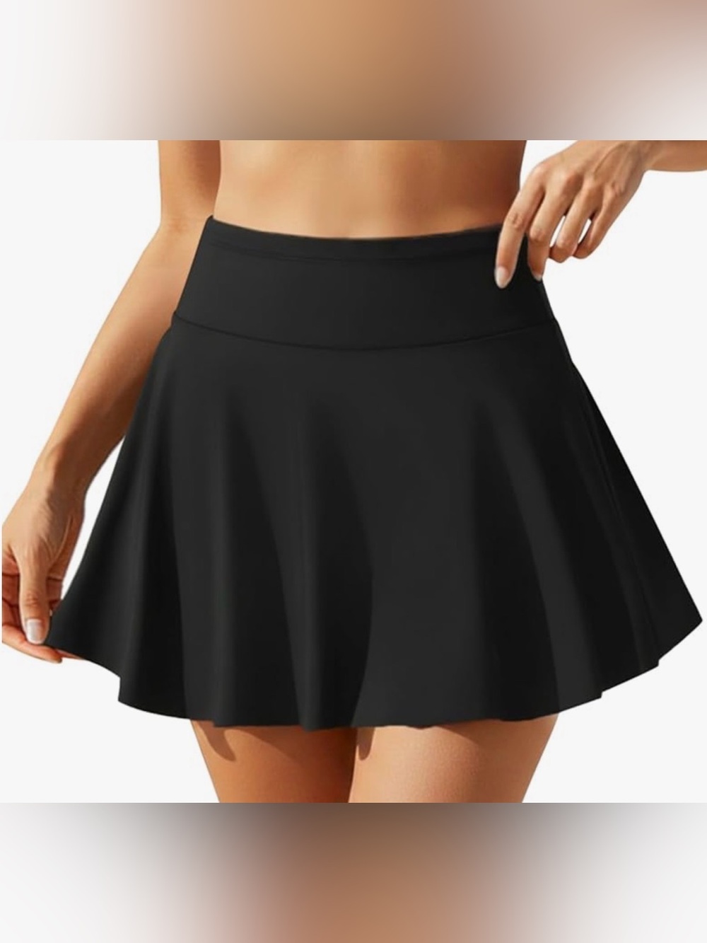 Tempt Me High Waisted Swim Skirt Tummy Control Swimsuit Bottom